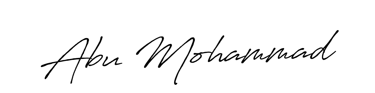 Once you've used our free online signature maker to create your best signature Antro_Vectra_Bolder style, it's time to enjoy all of the benefits that Abu Mohammad name signing documents. Abu Mohammad signature style 7 images and pictures png