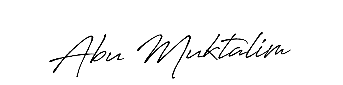 You should practise on your own different ways (Antro_Vectra_Bolder) to write your name (Abu Muktalim) in signature. don't let someone else do it for you. Abu Muktalim signature style 7 images and pictures png