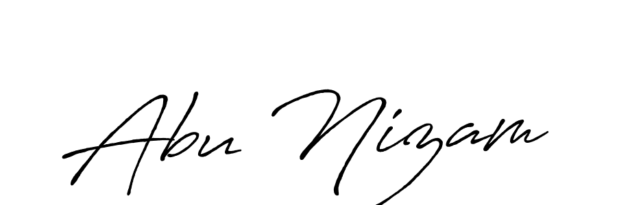 How to make Abu Nizam signature? Antro_Vectra_Bolder is a professional autograph style. Create handwritten signature for Abu Nizam name. Abu Nizam signature style 7 images and pictures png