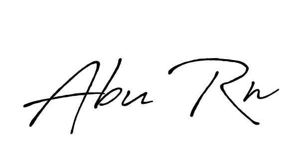 Design your own signature with our free online signature maker. With this signature software, you can create a handwritten (Antro_Vectra_Bolder) signature for name Abu Rn. Abu Rn signature style 7 images and pictures png