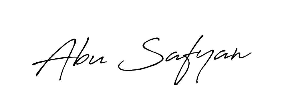 This is the best signature style for the Abu Safyan name. Also you like these signature font (Antro_Vectra_Bolder). Mix name signature. Abu Safyan signature style 7 images and pictures png