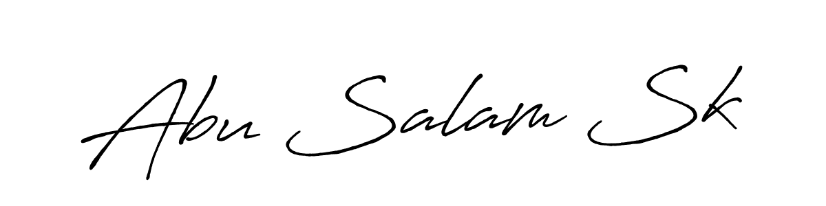 if you are searching for the best signature style for your name Abu Salam Sk. so please give up your signature search. here we have designed multiple signature styles  using Antro_Vectra_Bolder. Abu Salam Sk signature style 7 images and pictures png