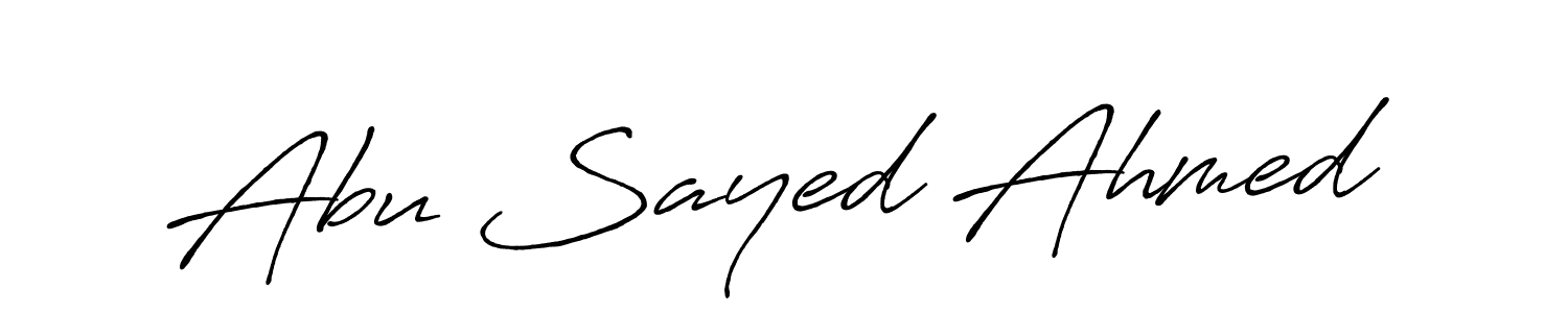 You can use this online signature creator to create a handwritten signature for the name Abu Sayed Ahmed. This is the best online autograph maker. Abu Sayed Ahmed signature style 7 images and pictures png