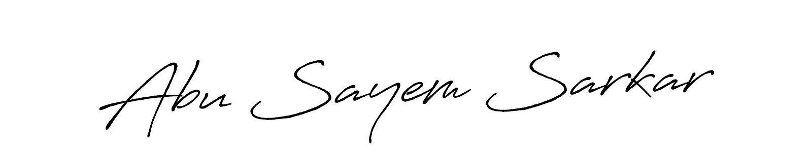 Use a signature maker to create a handwritten signature online. With this signature software, you can design (Antro_Vectra_Bolder) your own signature for name Abu Sayem Sarkar. Abu Sayem Sarkar signature style 7 images and pictures png