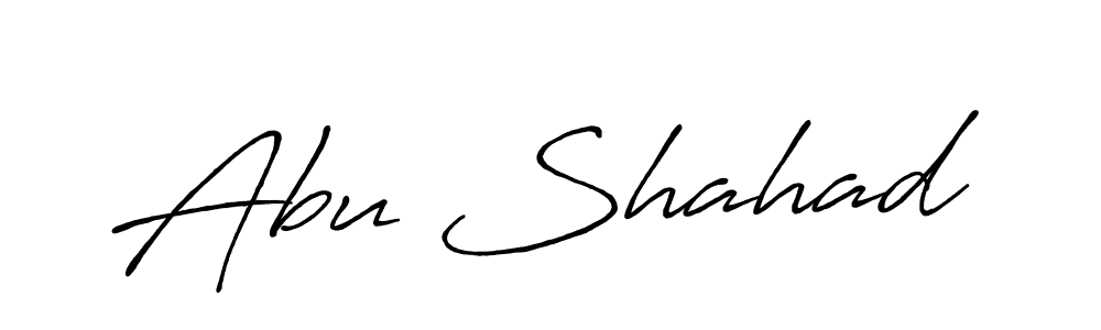 You should practise on your own different ways (Antro_Vectra_Bolder) to write your name (Abu Shahad) in signature. don't let someone else do it for you. Abu Shahad signature style 7 images and pictures png