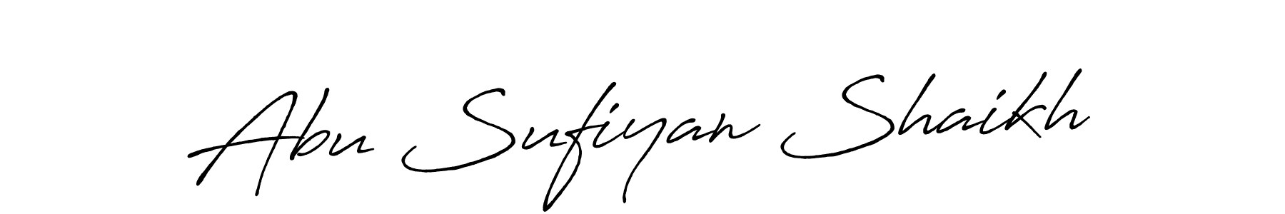 Also we have Abu Sufiyan Shaikh name is the best signature style. Create professional handwritten signature collection using Antro_Vectra_Bolder autograph style. Abu Sufiyan Shaikh signature style 7 images and pictures png