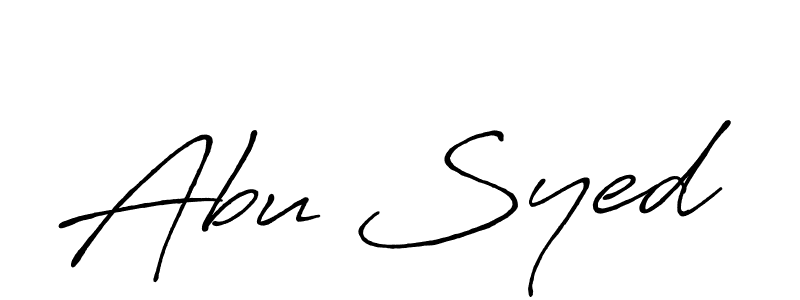 Abu Syed stylish signature style. Best Handwritten Sign (Antro_Vectra_Bolder) for my name. Handwritten Signature Collection Ideas for my name Abu Syed. Abu Syed signature style 7 images and pictures png