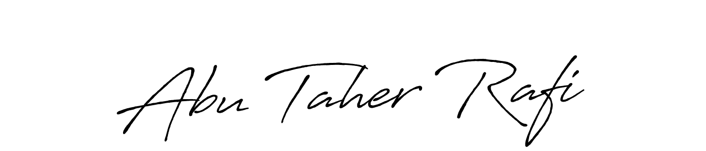 Use a signature maker to create a handwritten signature online. With this signature software, you can design (Antro_Vectra_Bolder) your own signature for name Abu Taher Rafi. Abu Taher Rafi signature style 7 images and pictures png