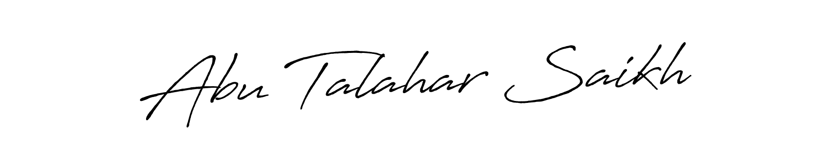 Antro_Vectra_Bolder is a professional signature style that is perfect for those who want to add a touch of class to their signature. It is also a great choice for those who want to make their signature more unique. Get Abu Talahar Saikh name to fancy signature for free. Abu Talahar Saikh signature style 7 images and pictures png