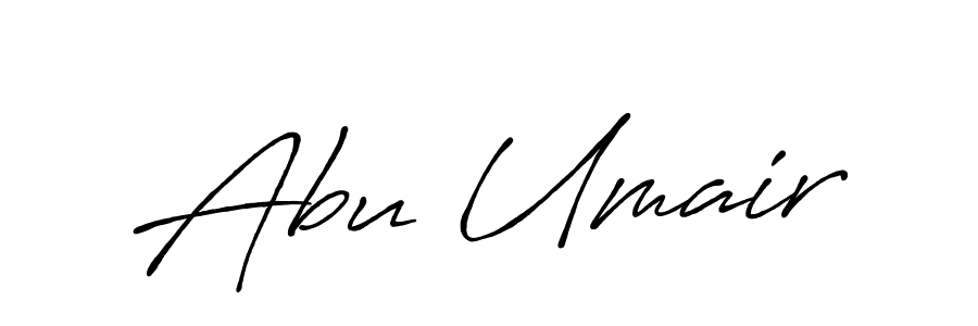 Create a beautiful signature design for name Abu Umair. With this signature (Antro_Vectra_Bolder) fonts, you can make a handwritten signature for free. Abu Umair signature style 7 images and pictures png