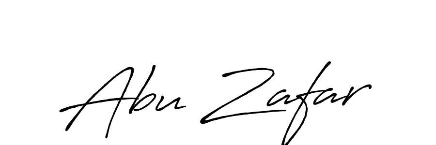 Make a beautiful signature design for name Abu Zafar. Use this online signature maker to create a handwritten signature for free. Abu Zafar signature style 7 images and pictures png