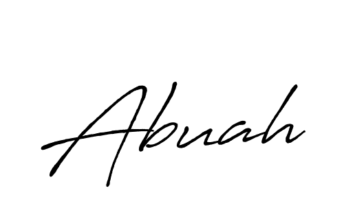 Make a beautiful signature design for name Abuah. Use this online signature maker to create a handwritten signature for free. Abuah signature style 7 images and pictures png