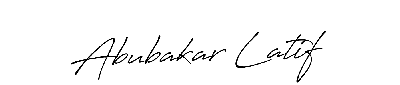 Abubakar Latif stylish signature style. Best Handwritten Sign (Antro_Vectra_Bolder) for my name. Handwritten Signature Collection Ideas for my name Abubakar Latif. Abubakar Latif signature style 7 images and pictures png