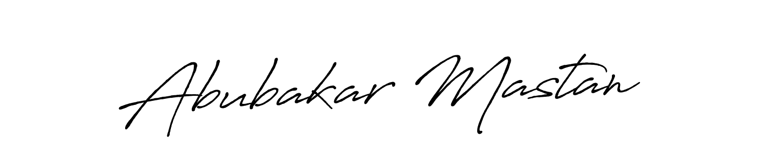 How to make Abubakar Mastan signature? Antro_Vectra_Bolder is a professional autograph style. Create handwritten signature for Abubakar Mastan name. Abubakar Mastan signature style 7 images and pictures png