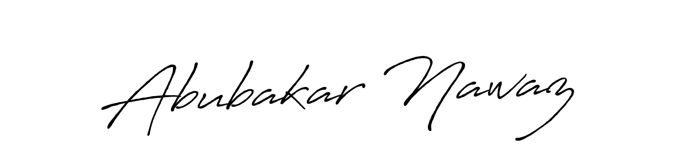 Also You can easily find your signature by using the search form. We will create Abubakar Nawaz name handwritten signature images for you free of cost using Antro_Vectra_Bolder sign style. Abubakar Nawaz signature style 7 images and pictures png