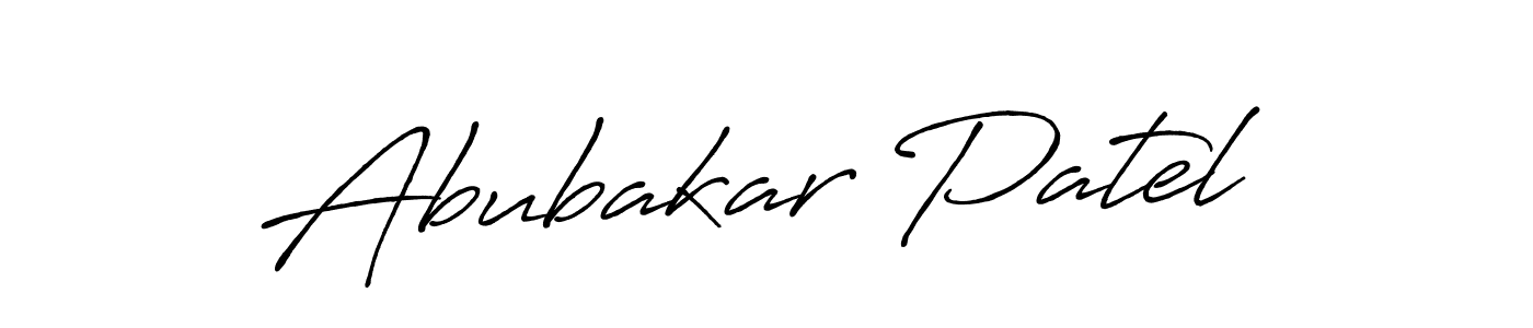 Also we have Abubakar Patel name is the best signature style. Create professional handwritten signature collection using Antro_Vectra_Bolder autograph style. Abubakar Patel signature style 7 images and pictures png