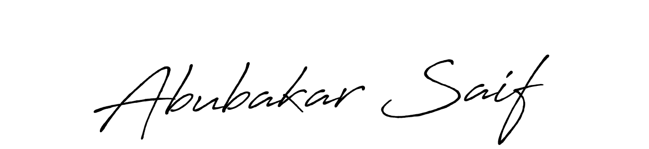 Once you've used our free online signature maker to create your best signature Antro_Vectra_Bolder style, it's time to enjoy all of the benefits that Abubakar Saif name signing documents. Abubakar Saif signature style 7 images and pictures png