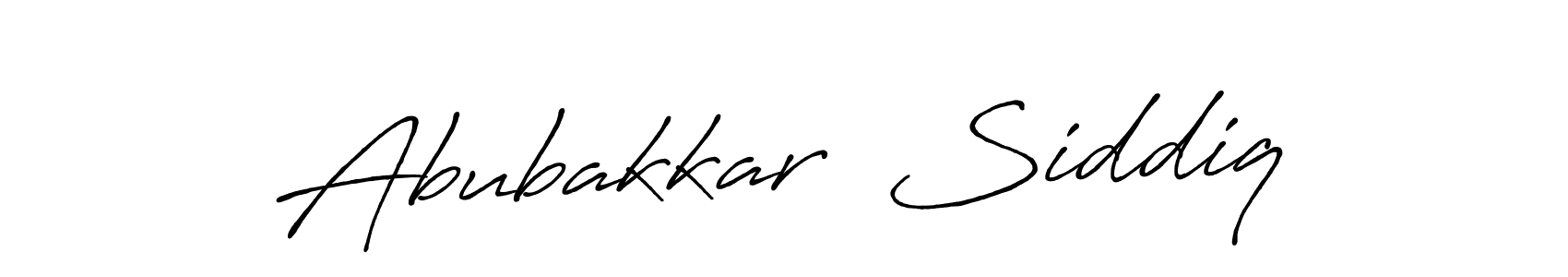 You can use this online signature creator to create a handwritten signature for the name Abubakkar  Siddiq. This is the best online autograph maker. Abubakkar  Siddiq signature style 7 images and pictures png