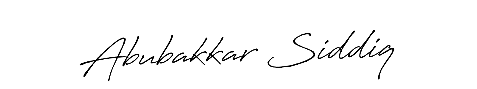 Also You can easily find your signature by using the search form. We will create Abubakkar Siddiq name handwritten signature images for you free of cost using Antro_Vectra_Bolder sign style. Abubakkar Siddiq signature style 7 images and pictures png