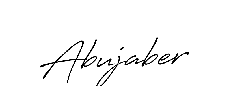 How to make Abujaber name signature. Use Antro_Vectra_Bolder style for creating short signs online. This is the latest handwritten sign. Abujaber signature style 7 images and pictures png