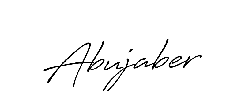 How to make Abujaber name signature. Use Antro_Vectra_Bolder style for creating short signs online. This is the latest handwritten sign. Abujaber signature style 7 images and pictures png