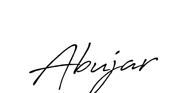 Design your own signature with our free online signature maker. With this signature software, you can create a handwritten (Antro_Vectra_Bolder) signature for name Abujar. Abujar signature style 7 images and pictures png
