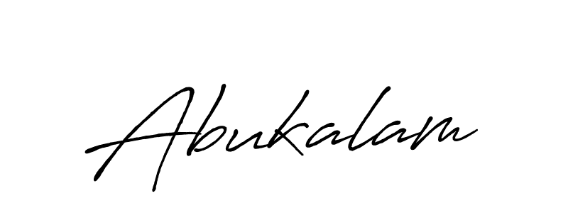 Make a beautiful signature design for name Abukalam. With this signature (Antro_Vectra_Bolder) style, you can create a handwritten signature for free. Abukalam signature style 7 images and pictures png