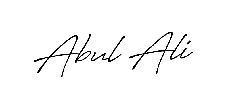 Make a beautiful signature design for name Abul Ali. With this signature (Antro_Vectra_Bolder) style, you can create a handwritten signature for free. Abul Ali signature style 7 images and pictures png