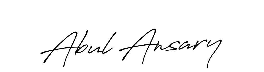 It looks lik you need a new signature style for name Abul Ansary. Design unique handwritten (Antro_Vectra_Bolder) signature with our free signature maker in just a few clicks. Abul Ansary signature style 7 images and pictures png
