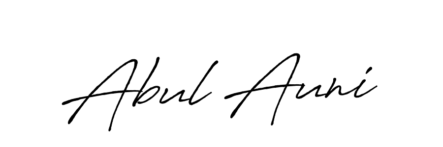 Make a beautiful signature design for name Abul Auni. Use this online signature maker to create a handwritten signature for free. Abul Auni signature style 7 images and pictures png