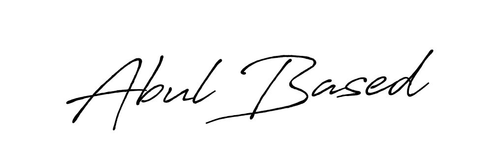 if you are searching for the best signature style for your name Abul Based. so please give up your signature search. here we have designed multiple signature styles  using Antro_Vectra_Bolder. Abul Based signature style 7 images and pictures png