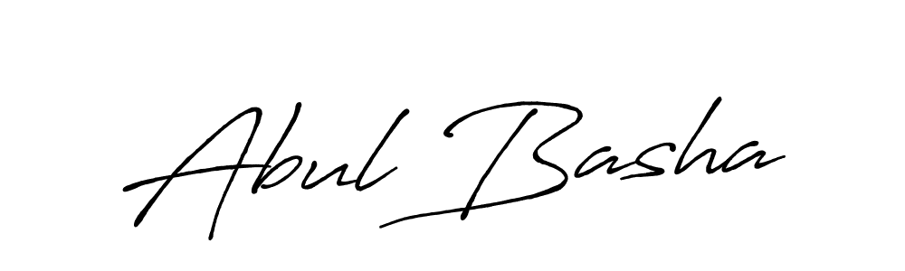 Design your own signature with our free online signature maker. With this signature software, you can create a handwritten (Antro_Vectra_Bolder) signature for name Abul Basha. Abul Basha signature style 7 images and pictures png