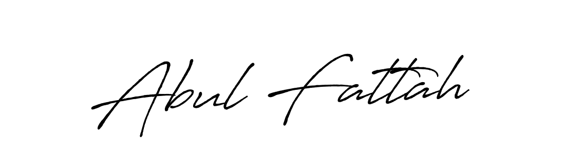 Design your own signature with our free online signature maker. With this signature software, you can create a handwritten (Antro_Vectra_Bolder) signature for name Abul Fattah. Abul Fattah signature style 7 images and pictures png