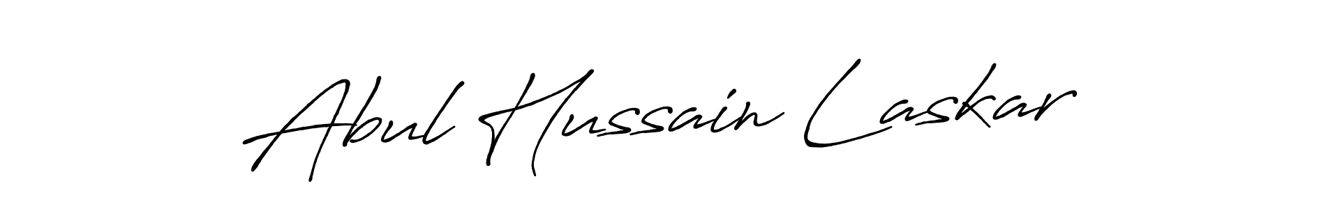 if you are searching for the best signature style for your name Abul Hussain Laskar. so please give up your signature search. here we have designed multiple signature styles  using Antro_Vectra_Bolder. Abul Hussain Laskar signature style 7 images and pictures png