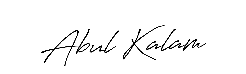 Make a beautiful signature design for name Abul Kalam. With this signature (Antro_Vectra_Bolder) style, you can create a handwritten signature for free. Abul Kalam signature style 7 images and pictures png
