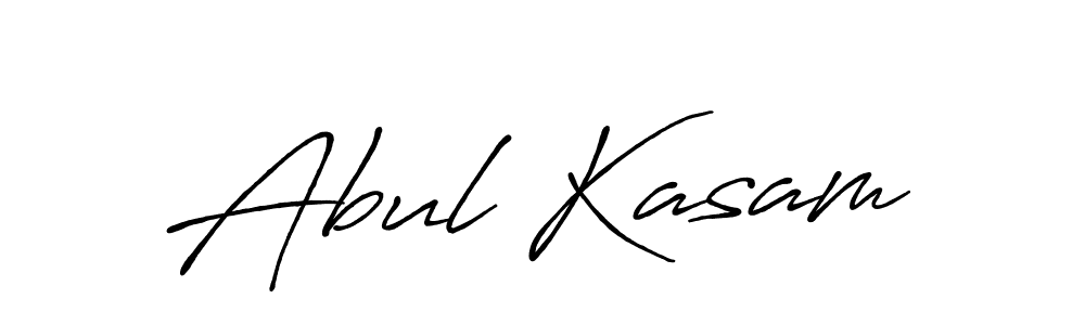 Make a beautiful signature design for name Abul Kasam. With this signature (Antro_Vectra_Bolder) style, you can create a handwritten signature for free. Abul Kasam signature style 7 images and pictures png