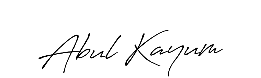 Also You can easily find your signature by using the search form. We will create Abul Kayum name handwritten signature images for you free of cost using Antro_Vectra_Bolder sign style. Abul Kayum signature style 7 images and pictures png