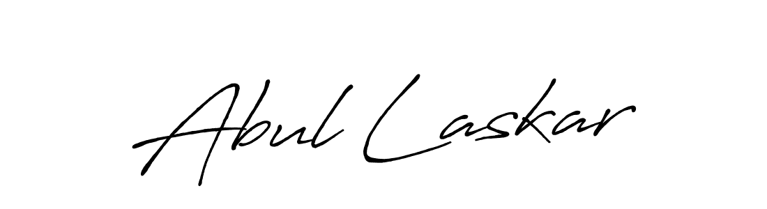 Also we have Abul Laskar name is the best signature style. Create professional handwritten signature collection using Antro_Vectra_Bolder autograph style. Abul Laskar signature style 7 images and pictures png