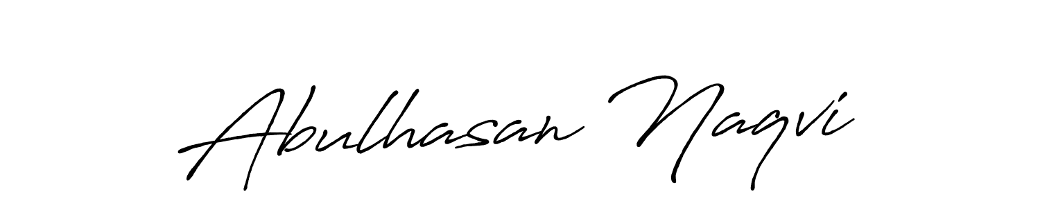 Make a short Abulhasan Naqvi signature style. Manage your documents anywhere anytime using Antro_Vectra_Bolder. Create and add eSignatures, submit forms, share and send files easily. Abulhasan Naqvi signature style 7 images and pictures png