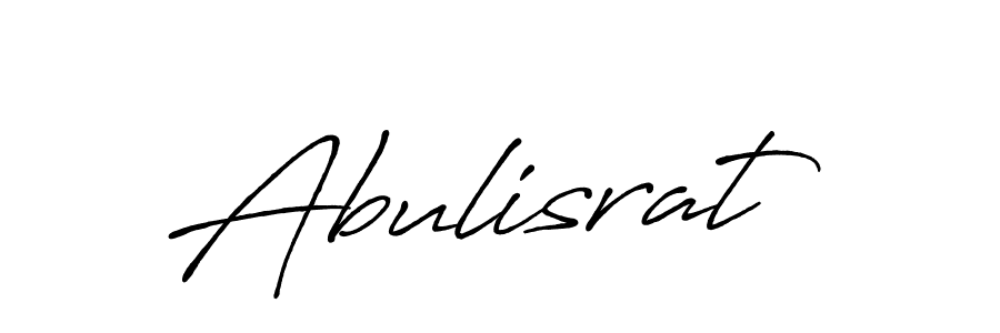 How to make Abulisrat name signature. Use Antro_Vectra_Bolder style for creating short signs online. This is the latest handwritten sign. Abulisrat signature style 7 images and pictures png