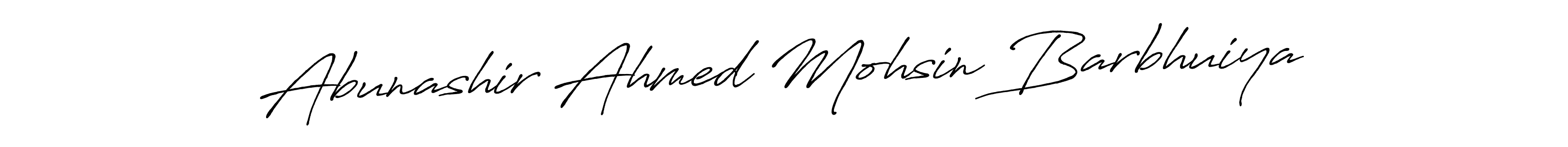 Here are the top 10 professional signature styles for the name Abunashir Ahmed Mohsin Barbhuiya. These are the best autograph styles you can use for your name. Abunashir Ahmed Mohsin Barbhuiya signature style 7 images and pictures png