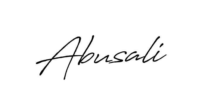 Abusali stylish signature style. Best Handwritten Sign (Antro_Vectra_Bolder) for my name. Handwritten Signature Collection Ideas for my name Abusali. Abusali signature style 7 images and pictures png