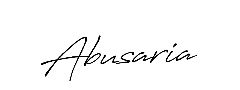 Also You can easily find your signature by using the search form. We will create Abusaria name handwritten signature images for you free of cost using Antro_Vectra_Bolder sign style. Abusaria signature style 7 images and pictures png