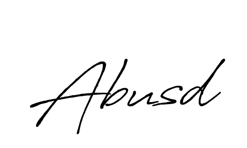 Make a beautiful signature design for name Abusd. Use this online signature maker to create a handwritten signature for free. Abusd signature style 7 images and pictures png