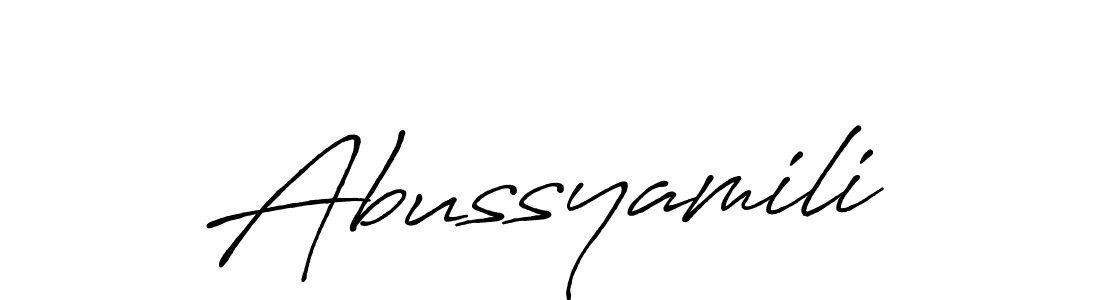 Also we have Abussyamili name is the best signature style. Create professional handwritten signature collection using Antro_Vectra_Bolder autograph style. Abussyamili signature style 7 images and pictures png