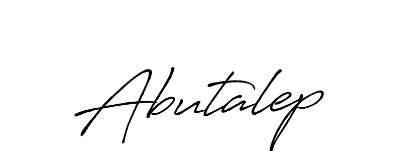 Make a short Abutalep signature style. Manage your documents anywhere anytime using Antro_Vectra_Bolder. Create and add eSignatures, submit forms, share and send files easily. Abutalep signature style 7 images and pictures png