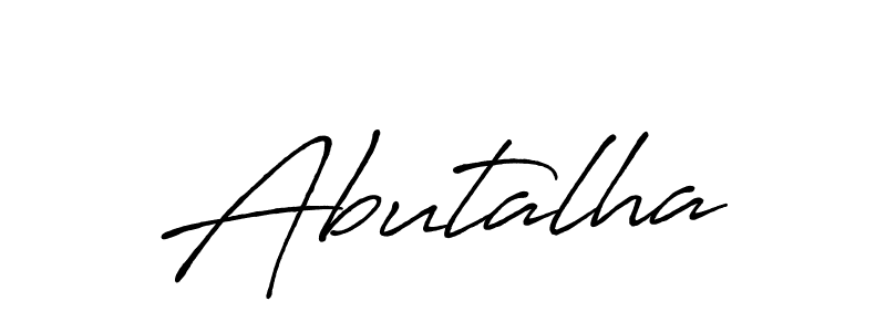 Make a short Abutalha signature style. Manage your documents anywhere anytime using Antro_Vectra_Bolder. Create and add eSignatures, submit forms, share and send files easily. Abutalha signature style 7 images and pictures png
