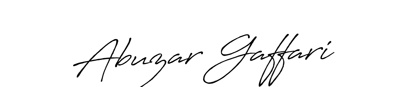 Antro_Vectra_Bolder is a professional signature style that is perfect for those who want to add a touch of class to their signature. It is also a great choice for those who want to make their signature more unique. Get Abuzar Gaffari name to fancy signature for free. Abuzar Gaffari signature style 7 images and pictures png