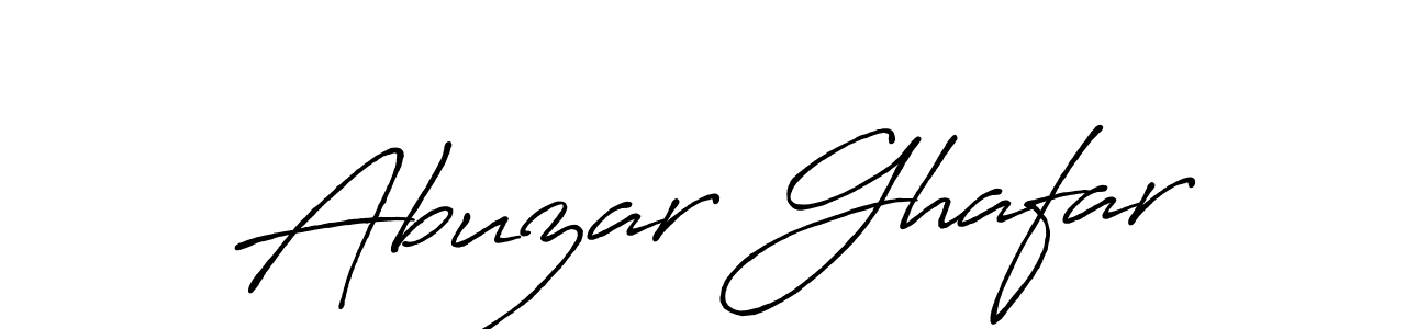 Use a signature maker to create a handwritten signature online. With this signature software, you can design (Antro_Vectra_Bolder) your own signature for name Abuzar Ghafar. Abuzar Ghafar signature style 7 images and pictures png