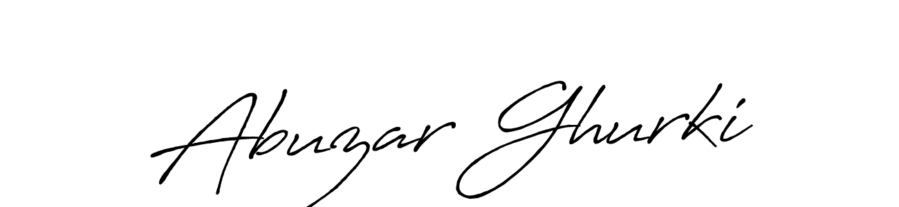 Similarly Antro_Vectra_Bolder is the best handwritten signature design. Signature creator online .You can use it as an online autograph creator for name Abuzar Ghurki. Abuzar Ghurki signature style 7 images and pictures png
